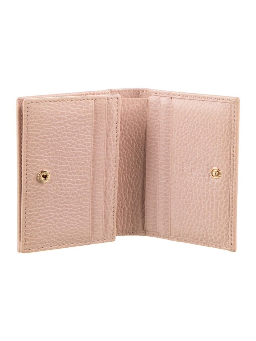 AUTHENTIC GUCCI DOUBLE G LOGO COMPACT WALLET - Picture 3 of 11